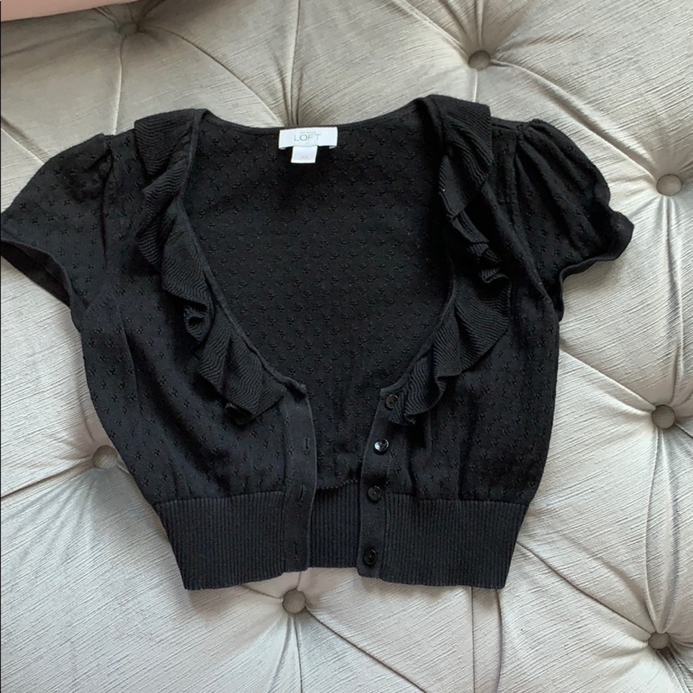 Ann Taylor Loft Cardigan Mini Shawl Cover